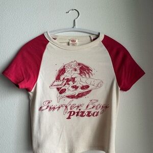 stranger things surfer boy pizza top